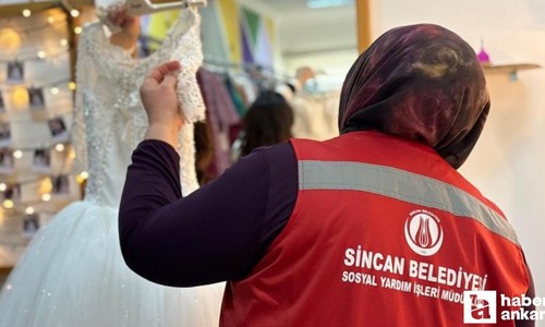 Sincan'da Yarım Elma Hayır Çarşısı gençlere destek oluyor