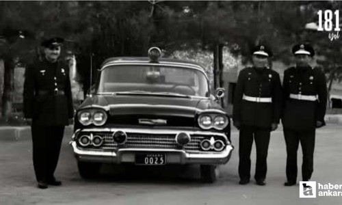 Ankara Emniyet Müdürlüğünden 181. kuruluş yıl dönümünde "Nostalji" mesajı