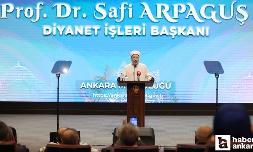 Diyanet İşleri Başkanı Arpaguş, başkentte din görevlileriyle bir araya geldi