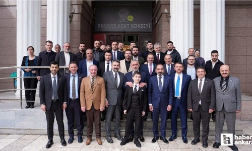 TFF Başkanı Hacıosmanoğlu, Ankara Kent Konseyi'ni ziyaret etti