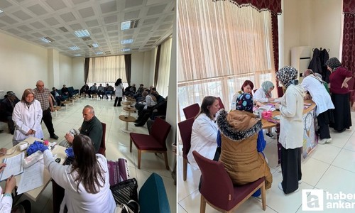Sincan'da ücretsiz sağlık taraması gerçekleştirildi