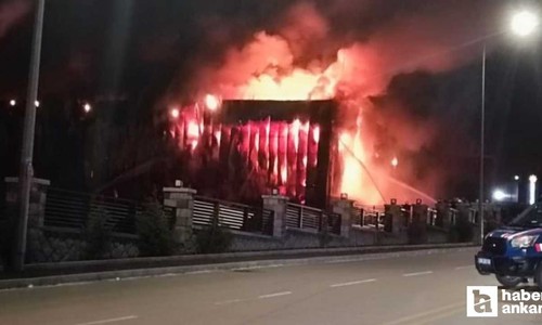 Sincan'da kimya fabrikasında büyük çaplı yangın çıktı