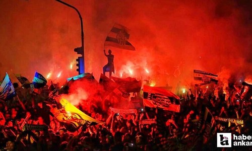 Ankaragücü taraftarı önce korteje, sonra maça!