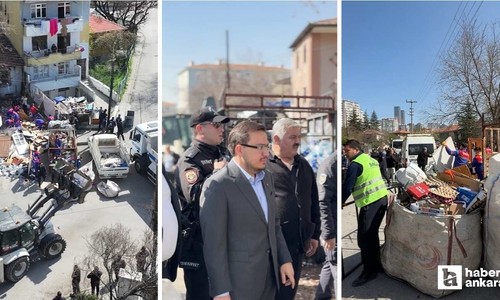 Sincan Belediyesi çevre sağlığını tehdit eden görüntülere müdahale etti