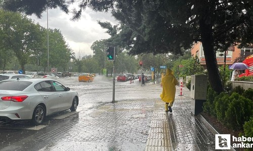 Ankara'da bugün akşam saatlerine kadar yağışlı hava etkili olacak