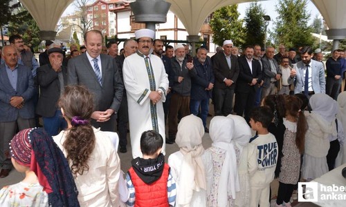 Kahramankazan'da hacı adayları dualarla kutsal topraklara uğurlandı