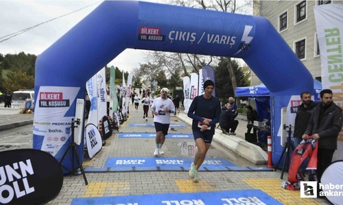 Ankara Büyükşehir Belediyesi'nce başkentte "Bilkent Yol Koşusu" düzenlendi
