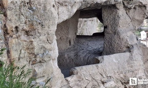 Beypazarı'nda İnözü Vadisi'ni ziyaret edenler tarihle iç içe vakit geçiriyorlar