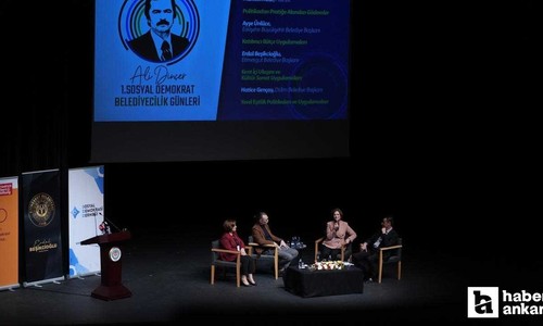 Etimesgut Belediyesi ev sahipliğinde Ali Dinçer 1. Sosyal Demokrat Belediyecilik Günleri sürüyor