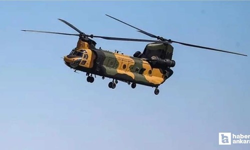 Ankara Temelli'de Kara Havacılık Komutanlığına ait helikopter kaza kırıma uğradı