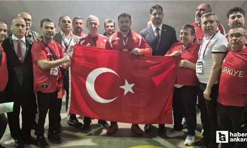 Başkan Mansur Yavaş, tarih yazan Rıza Kayaalp'i yalnız bırakmadı