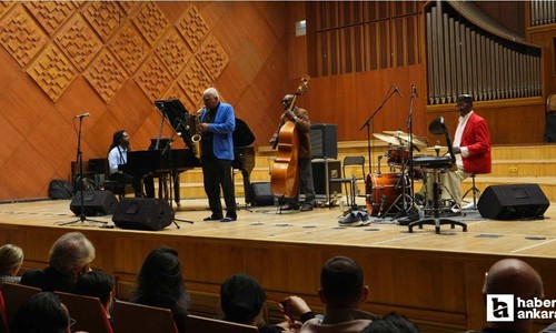 Başkentte "Bobby Watson Quartet" konseri yapıldı