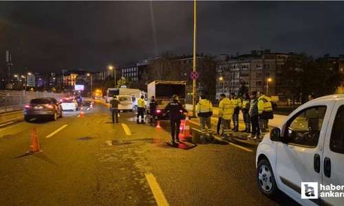 Çankaya'da trafik kazası: Motosiklet sürücüsü ağır yaralandı