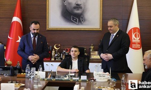 Keçiören Belediye Başkanı Özarslan, makamını şehit oğluna devretti!