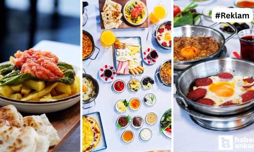 Ankara'da kahvaltı mekanı arayanlar! Masada bir kuş sütü eksik, fiyatı ultra ekonomik