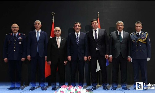 Cumhurbaşkanı Yardımcısı Cevdet Yılmaz, başkentte Sırbistan Milli Günü Resepsiyonuna katıldı
