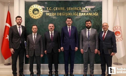 Sincan Belediye Başkanı Murat Ercan, Bakan Kurum ile bir araya geldi