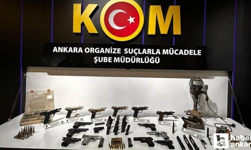 Ankara'da silah kaçakçılığı operasyonu: 4 tutuklama