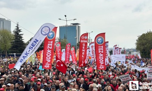 Başkentte emekçiler 1 Mayıs'ı yoğun katılımla kutladı