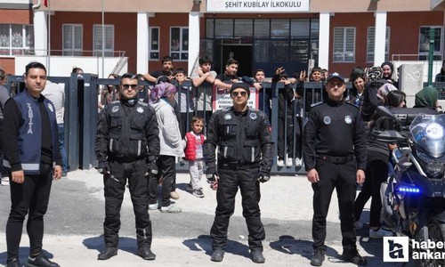 Keçiören Belediyesi Zabıta Müdürlüğü ekiplerinden öğrenci güvenliği için yoğun mesai