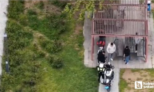 Kırıkkale'de trafiği tehlikeye sokan 2 motosiklet sürücüsüne ceza verildi