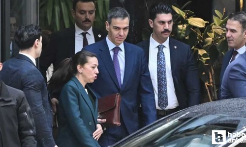 İspanya Başbakanı Pedro Sanchez ve beraberindeki heyet Ankara'dan ayrılıyor
