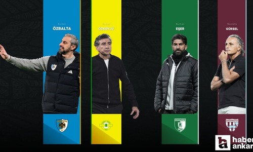 1. Lig'de sadece 4 takım teknik direktör değiştirmedi