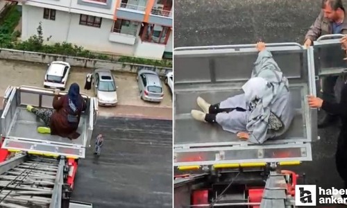 Ankara'da nakliyeci yük asansörü ile annesi ve halasını çıkardı