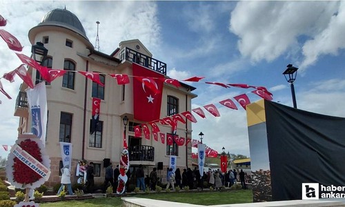 Ankara Büyükşehir Belediyesi'nce restore edilen Halaçlı Mehmet Ağa Konağı'nın açılışı yapıldı