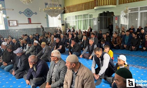 Beypazarı'nda yağmur ve şükür duası yapıldı