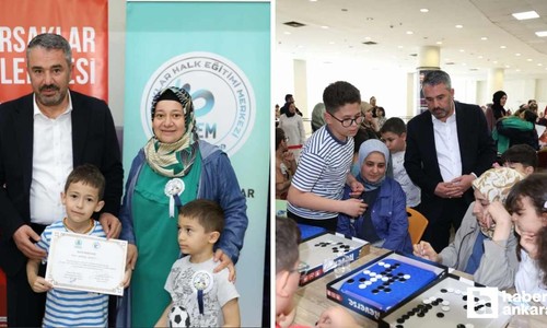 Pursaklar Belediye Başkanı Çetin, miniklerin sertifika sevincini paylaştı