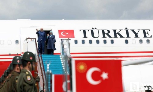 Cumhurbaşkanı Erdoğan, Ankara'dan Kazakistan'a gitti