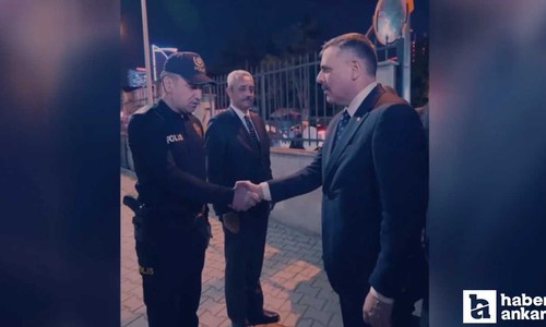 Bakan Çiftçi'den Ankara'da görev başındaki polislere ziyaret!