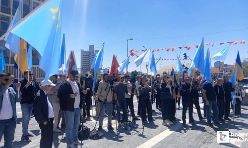 Kırım Tatar Sürgünü’nün 82. yılı Ulus Meydanı'nda anıldı