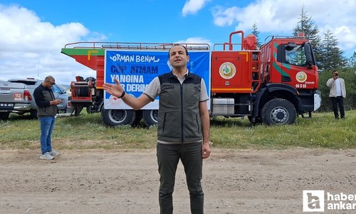 Beypazarı'nda farkındalığı artırmak için 'Orman Benim' etkinliği düzenlendi