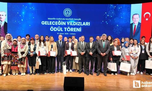 Ankara'da "Geleceğin Yıldızları" yarışmasının ödül töreni yapıldı