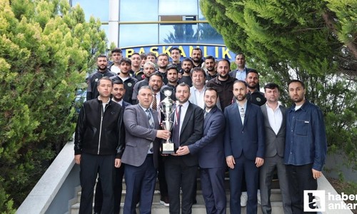 İmalatı Harbiye Spor Kulübü’nden şampiyonluk kupasıyla Ankaragücü’ne ziyaret