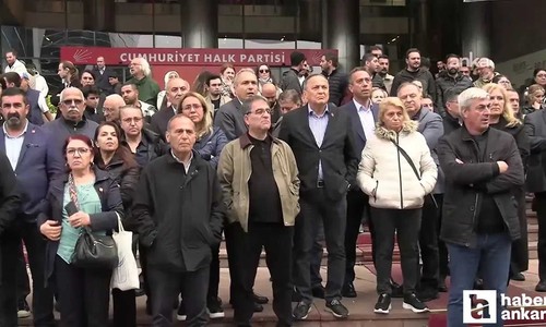 CHP Genel Merkezi önünde tahliye gerginliği yaşanıyor!