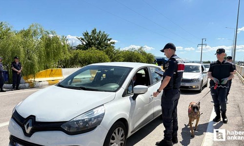 Çorum-Ankara kara yolunda trafik denetimleri yapılıyor
