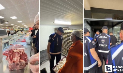 Sincan Belediyesi Kurban Bayramı denetimi gerçekleştirdi