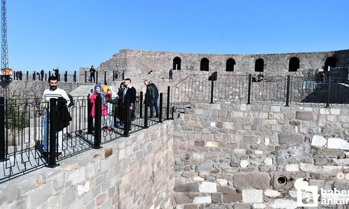 Ankara Kalesi'nde ziyaretçiler için düzenleme yapıldı