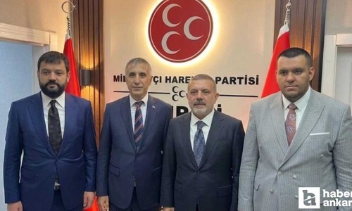 Sincan Belediye Başkanı Murat Ercan, MHP'ye ziyarette bulundu