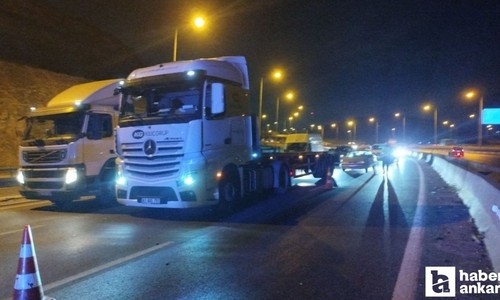 Kocaeli'nde yola atık döküldü: Ankara istikametinde trafik kapatıldı
