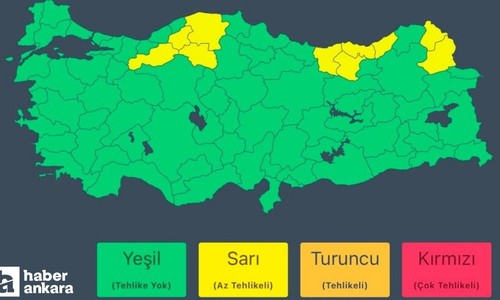 İçişleri Bakanlığından 10 il için sarı kodlu uyarı geldi!