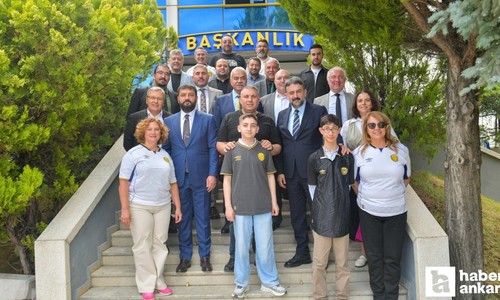 Ankara Kent Konseyi’nden Ankaragücü’ne ziyaret