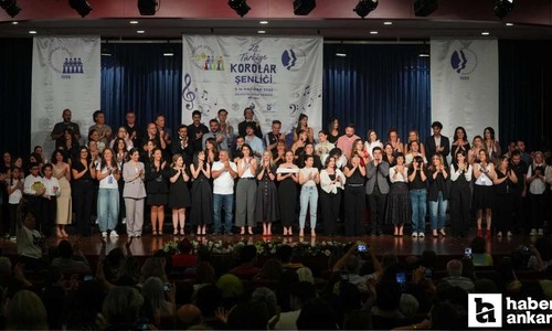 28. Türkiye Korolar Şenliği ödül töreni Ankara'da gerçekleştirildi