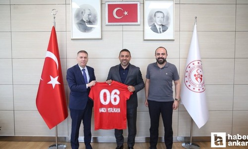 Gençlerbirliği Başkanı Arda Çakmak’tan Gençlik ve Spor Bakanı Yardımcısı Hamza Yerlikaya’ya ziyaret