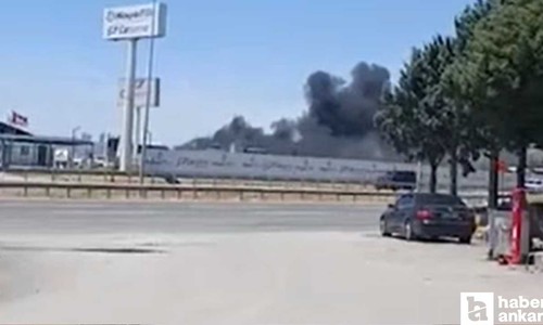 Gölbaşı'nda  son fabrika yangını: Çok sayıda itfaiye ekibi müdahale ediyor!