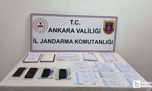 Ankara'da tefecilik operasyonunda 5 şüpheli yakalandı