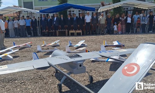 Beypazarı'nda İHA festivaline katılanlara sertifikaları verildi